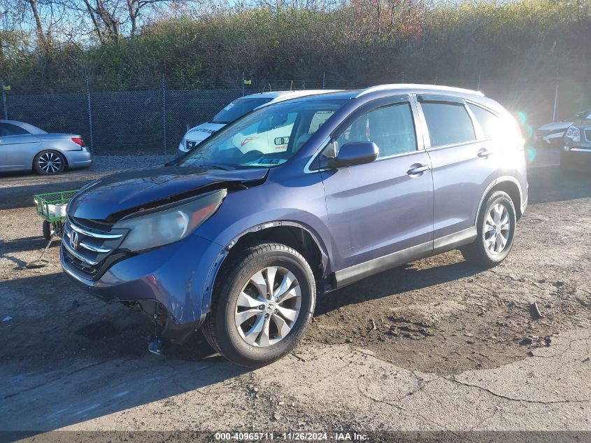 VIN 5J6RM4H7XEL063255 2014 Honda CR-V, Ex-L no.2