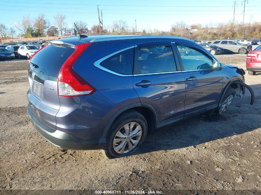 VIN 5J6RM4H7XEL063255 2014 Honda CR-V, Ex-L no.4