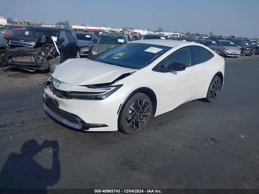 Vin: jtdacacuxp3002217, lot: 41455545, toyota prius prime xse 20232
