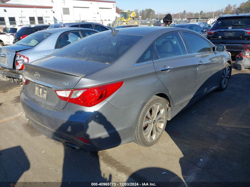 VIN 5NPEC4AB3EH880450 2014 Hyundai Sonata, Se 2.0T no.4