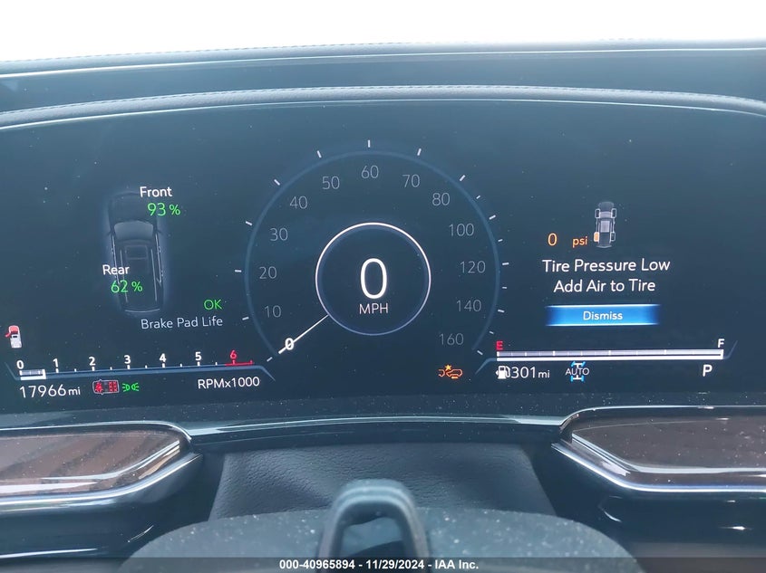 2023 CADILLAC ESCALADE 6.2L V-8 DI, VVT, 42(VIN: 1GYS4GKL5PR511328