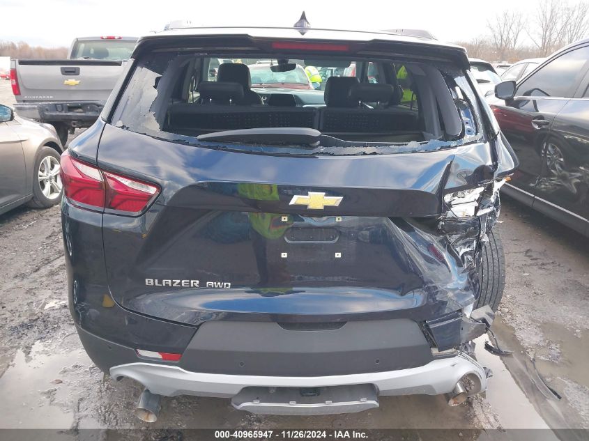 2020 Chevrolet Blazer Awd 3Lt VIN: 3GNKBJRSXLS579127 Lot: 40965947