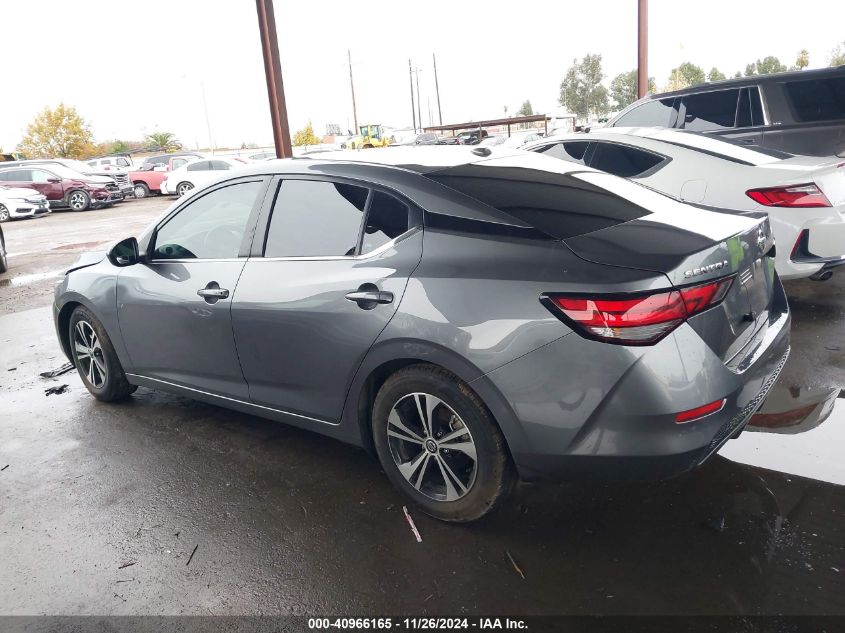 2022 Nissan Sentra Sv Xtronic Cvt VIN: 3N1AB8CV3NY291680 Lot: 40966165