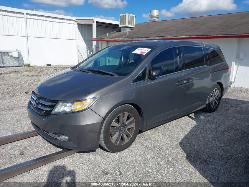 Vin: 5fnrl5h92eb023643, lot: 41456018, honda odyssey touring/touring elite 20142