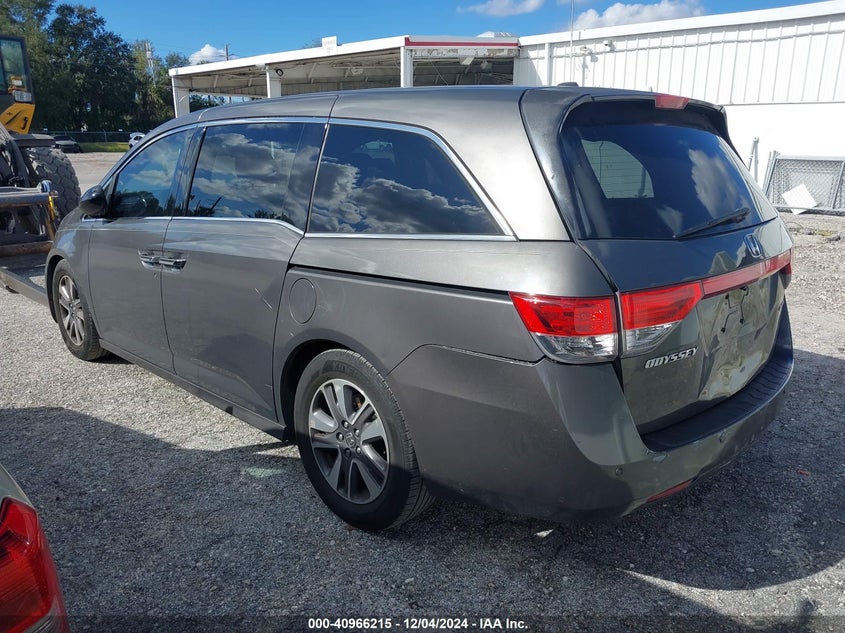 Vin: 5fnrl5h92eb023643, lot: 41456018, honda odyssey touring/touring elite 20143