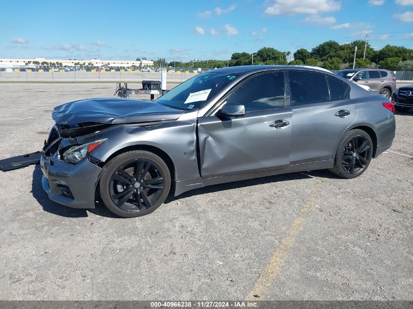 VIN JN1BV7AR0FM391820 2015 Infiniti Q50, Premium no.2