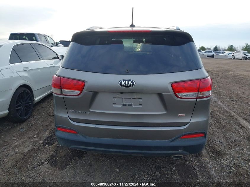 2016 Kia Sorento 2.4L Lx VIN: 5XYPG4A35GG133500 Lot: 40966243