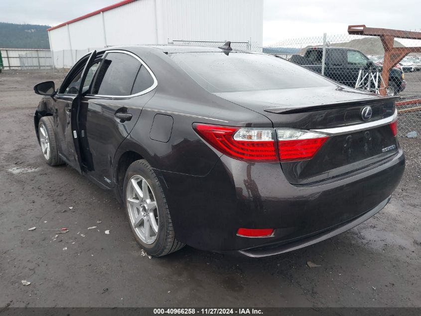 VIN JTHBW1GG0E2045787 2014 Lexus ES, 300H no.3