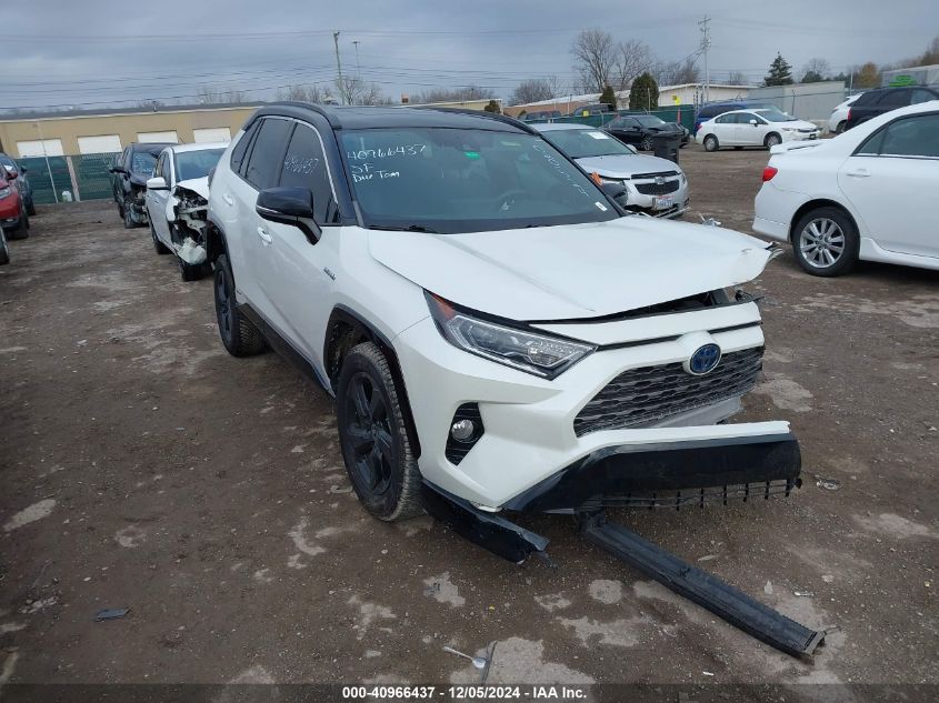 VIN 2T3E6RFV4MW020524 2021 Toyota RAV4, Hybrid Xse no.1