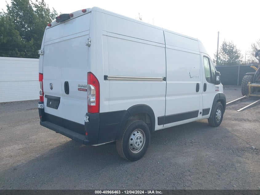 Vin: 3c6trvbgxke547692, lot: 41456265, ram promaster 1500 136 wb 20194