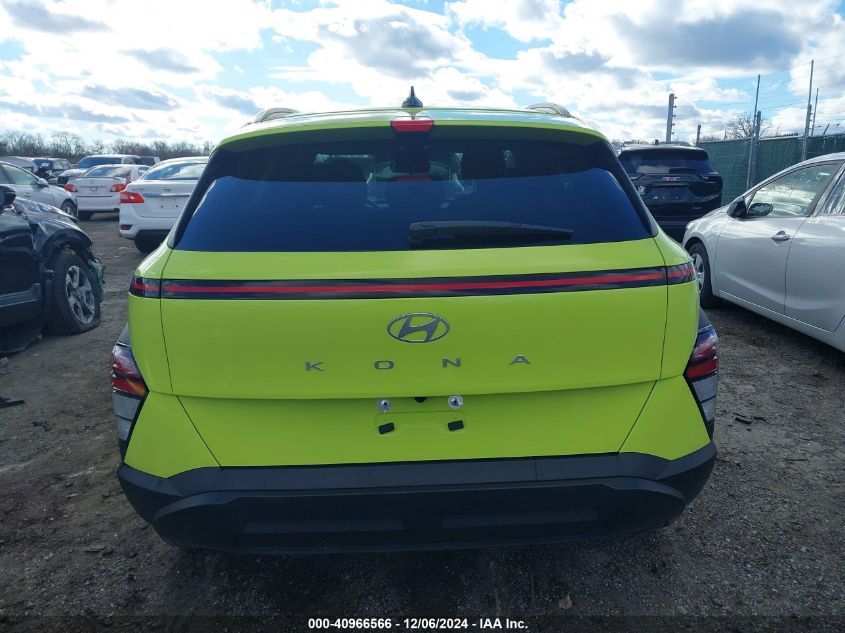 2024 Hyundai Kona Sel VIN: KM8HB3AB2RU043013 Lot: 40966566