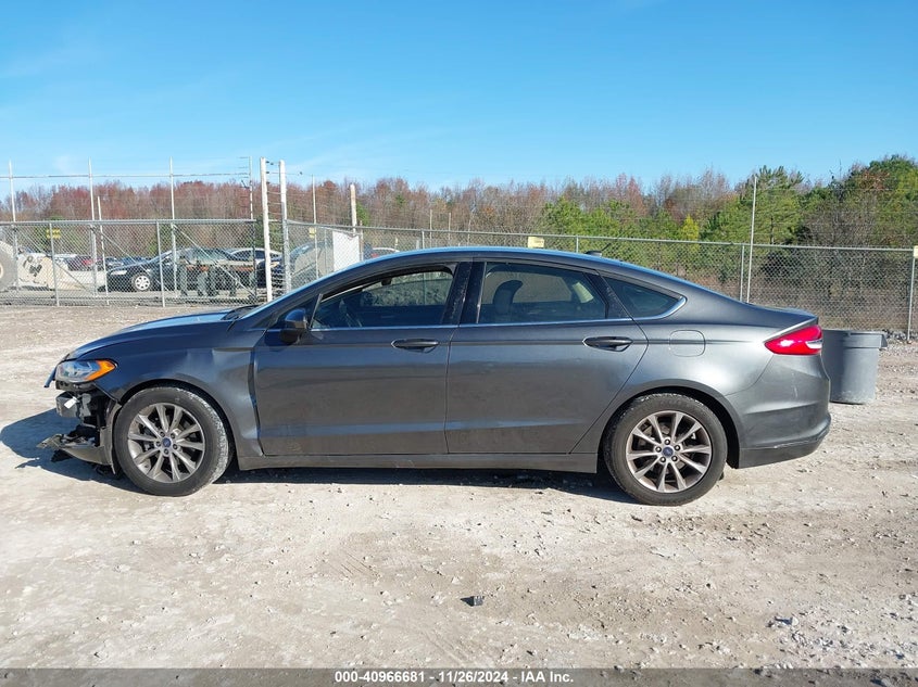 2017 FORD FUSION VIN: 3FA6P0H75HR125729