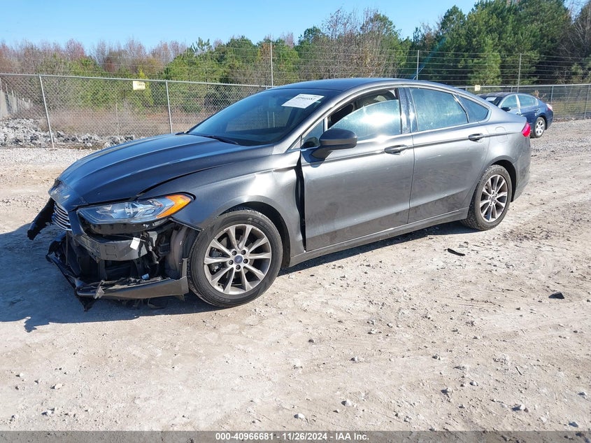 2017 FORD FUSION VIN: 3FA6P0H75HR125729
