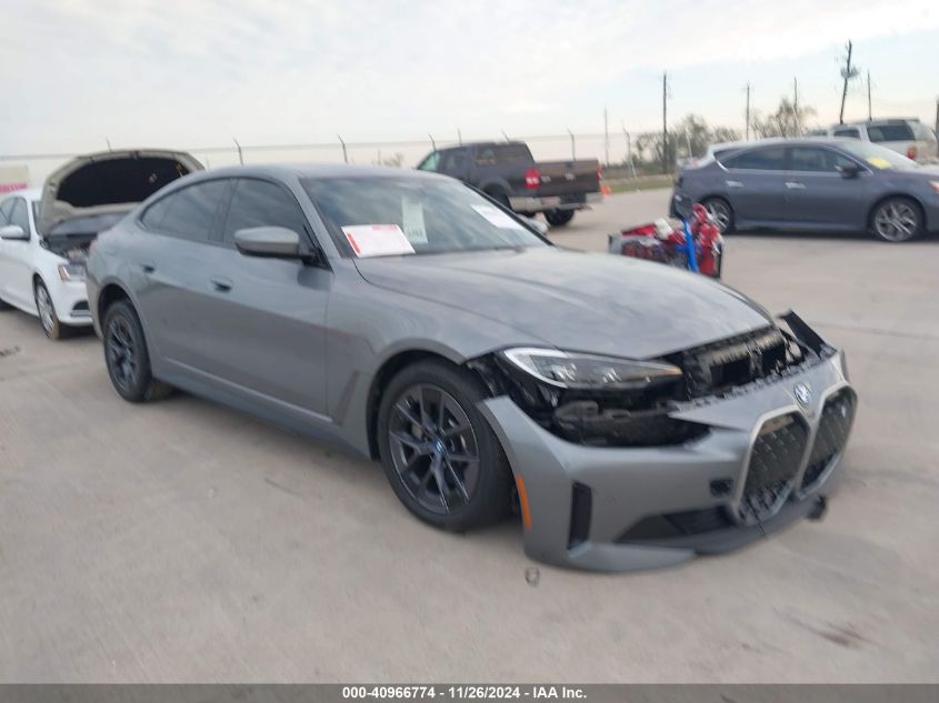 2023 BMW I4 EDRIVE35 - WBY43AW04PFP38900