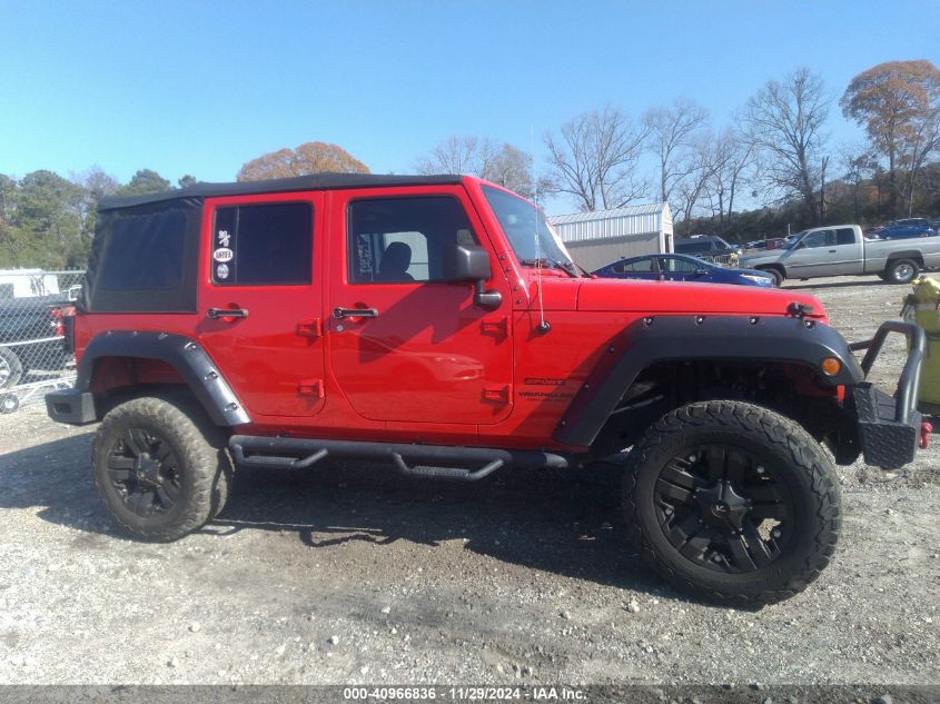 2014 Jeep Wrangler Unlimited Sport VIN: 1C4BJWDG3EL318961 Lot: 40966836