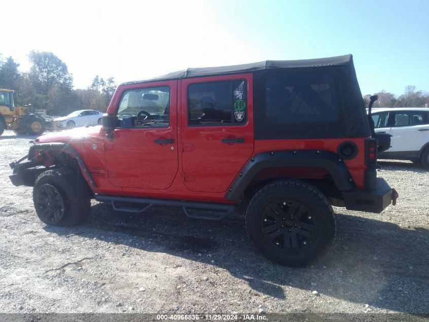 2014 Jeep Wrangler Unlimited Sport VIN: 1C4BJWDG3EL318961 Lot: 40966836