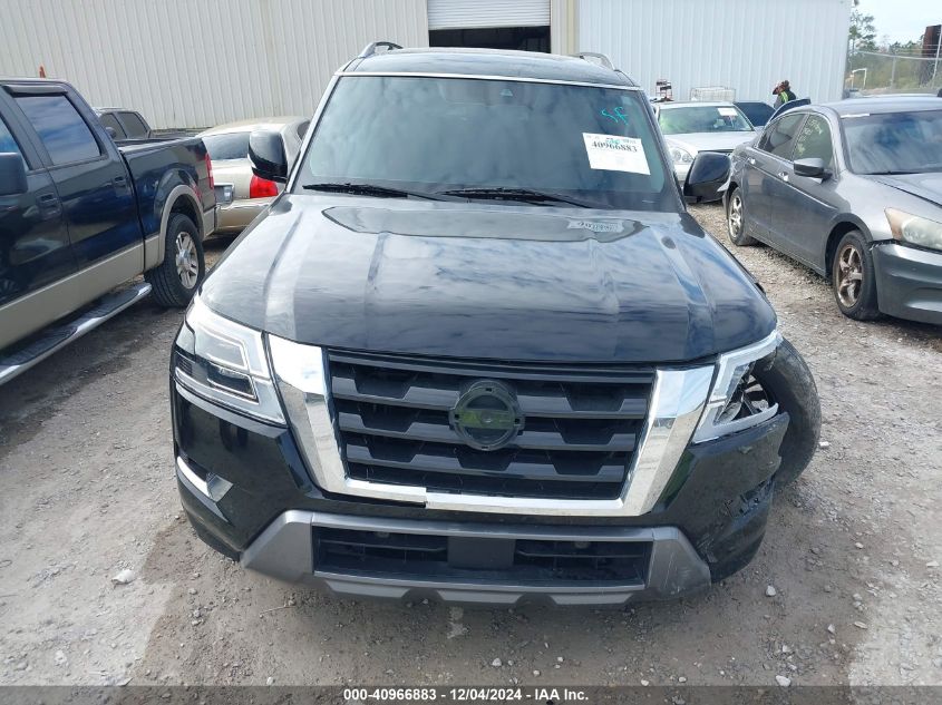 2021 Nissan Armada Sv 2Wd VIN: JN8AY2AC2M9147265 Lot: 40966883