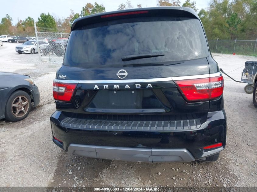 2021 Nissan Armada Sv 2Wd VIN: JN8AY2AC2M9147265 Lot: 40966883