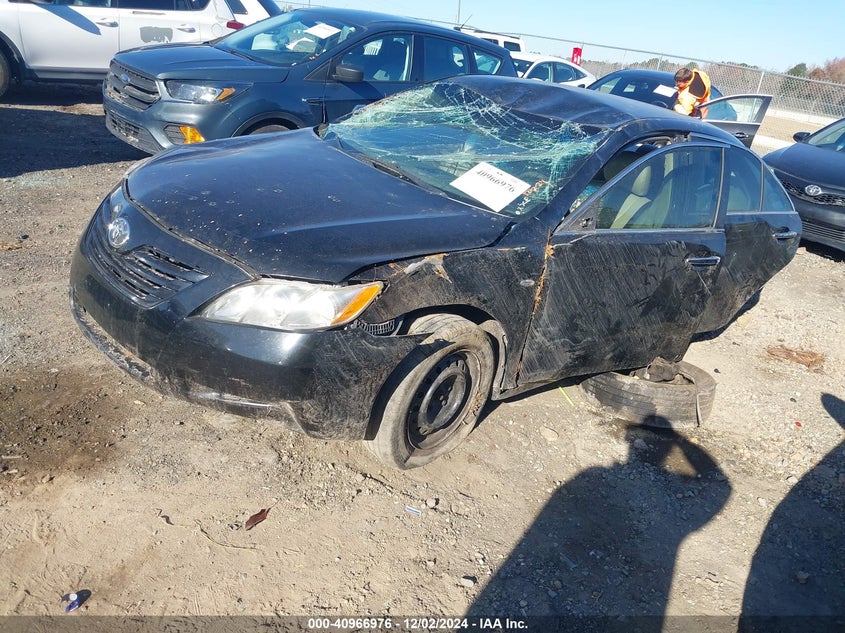 2009 Toyota Camry Le black sedan gasoline 4T1BE46K09U313545 photo #3