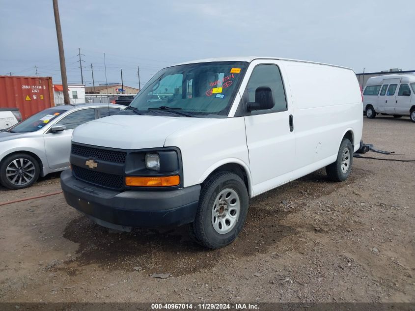 VIN 1GCSGAFX4E1101638 2014 Chevrolet Express 1500,... no.2