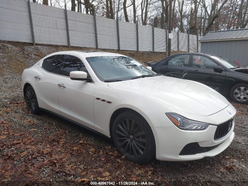 VIN ZAM57RTA6F1129935 2015 MASERATI GHIBLI no.1