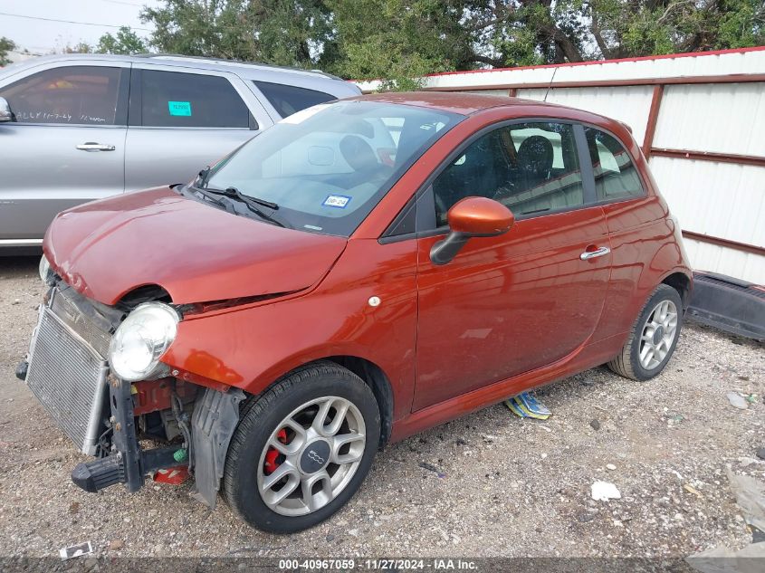 VIN 3C3CFFBRXDT573852 2013 Fiat 500, Sport no.2