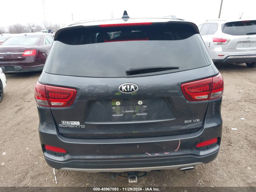 2019 KIA SORENTO 3.3L EX - 5XYPH4A58KG506200