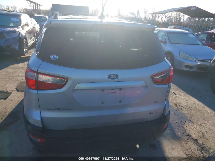 2018 Ford Ecosport Se VIN: MAJ6P1UL6JC195284 Lot: 40967097