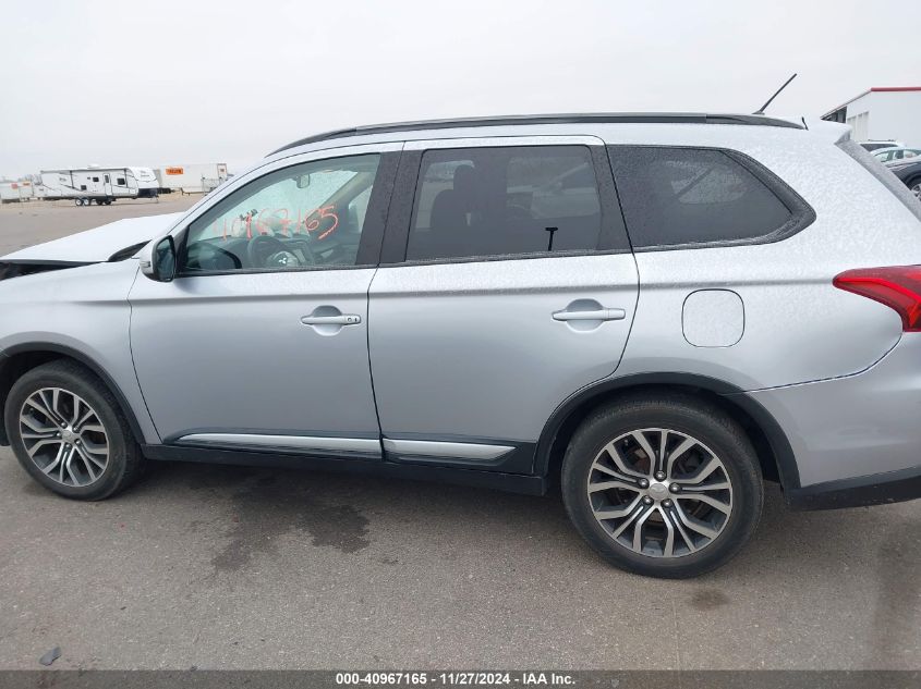 2016 Mitsubishi Outlander Sel VIN: JA4AD3A33GZ016678 Lot: 40967165