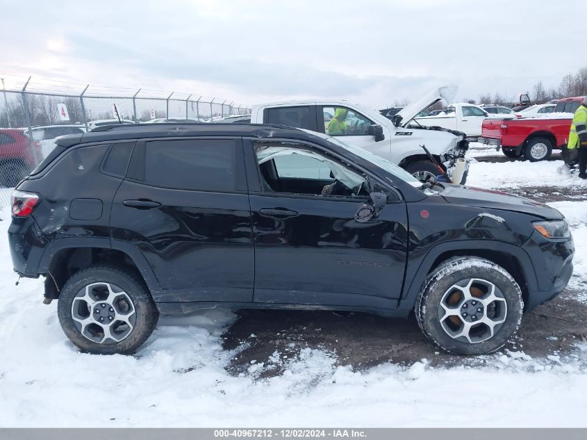 2022 Jeep Compass Trailhawk 4X4 VIN: 3C4NJDDBXNT163285 Lot: 40967212