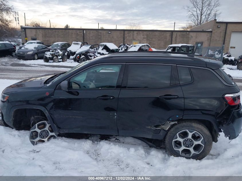 2022 Jeep Compass Trailhawk 4X4 VIN: 3C4NJDDBXNT163285 Lot: 40967212