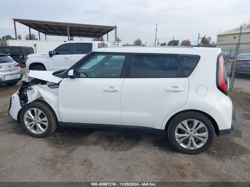 2015 Kia Soul + VIN: KNDJP3A56F7189653 Lot: 40967216