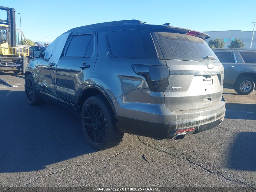 VIN 1FM5K8GT3HGB46311 2017 Ford Explorer, Sport no.3