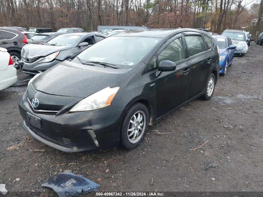 VIN JTDZN3EU9E3326262 2014 Toyota Prius, V Two no.2