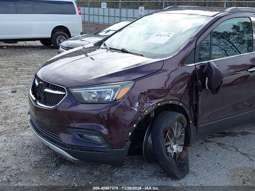 2017 Buick Encore Sport Touring VIN: KL4CJ1SM0HB098053 Lot: 40967378