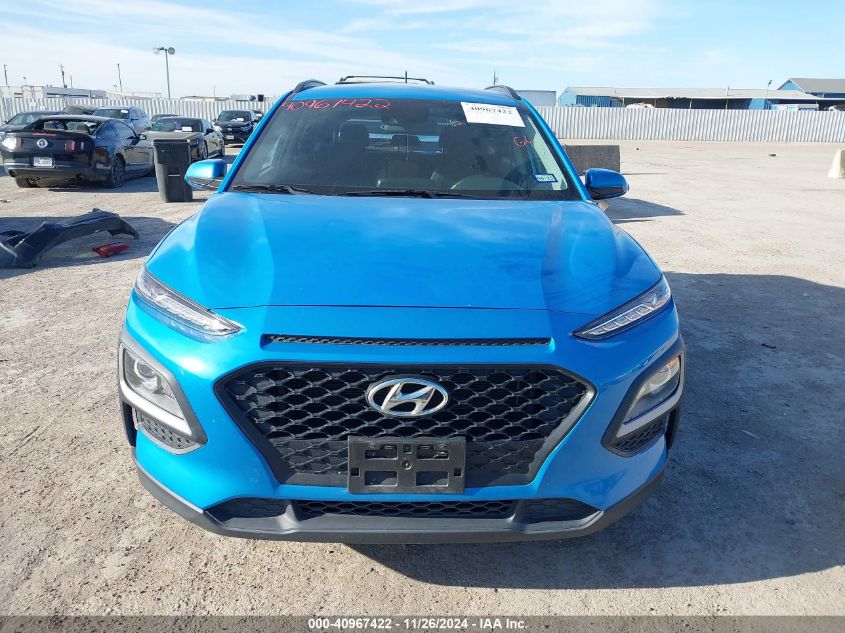 2021 Hyundai Kona Sel VIN: KM8K22AA7MU638374 Lot: 40967422