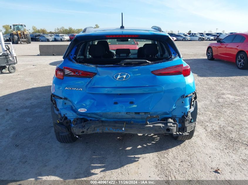 2021 Hyundai Kona Sel VIN: KM8K22AA7MU638374 Lot: 40967422