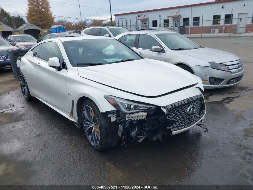 VIN JN1EV7EL7JM392622 2018 Infiniti Q60, 3.0T Luxe no.1