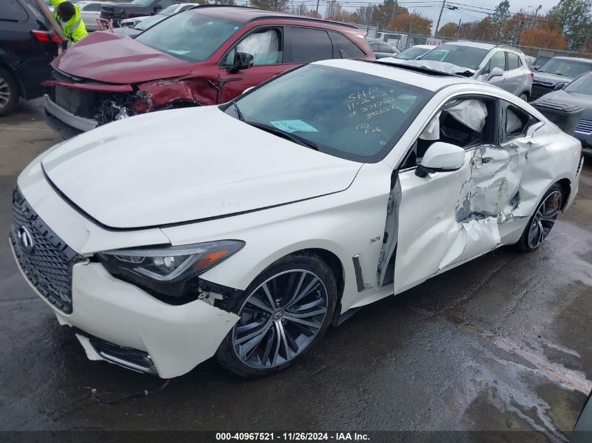 VIN JN1EV7EL7JM392622 2018 Infiniti Q60, 3.0T Luxe no.2