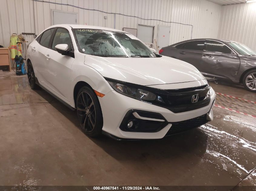 VIN SHHFK7H48MU205611 2021 HONDA CIVIC no.1