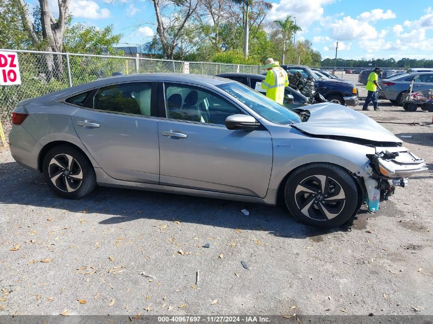 2022 Honda Insight Ex VIN: 19XZE4F57NE016570 Lot: 40967697