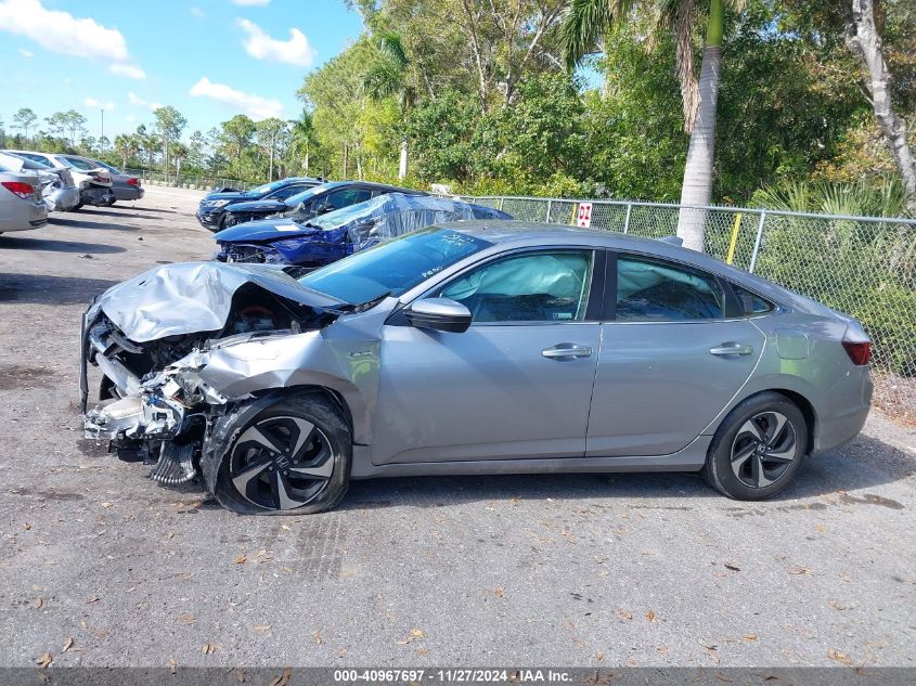 2022 Honda Insight Ex VIN: 19XZE4F57NE016570 Lot: 40967697