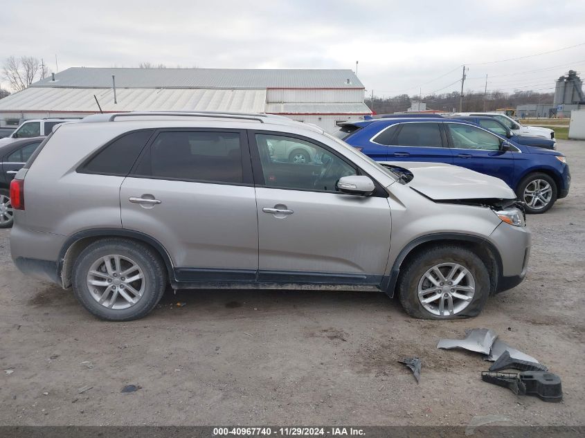 2015 Kia Sorento Lx VIN: 5XYKT4A64FG604745 Lot: 40967740