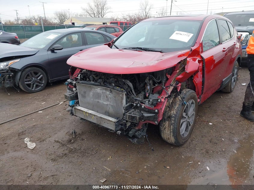 VIN 5J6RW2H83NA002865 2022 HONDA CR-V AWD EX-L