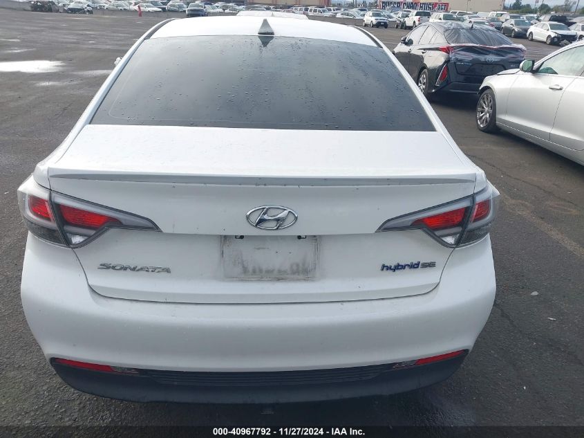 VIN KMHE24L18GA036613 2016 Hyundai Sonata, Hybrid SE no.16