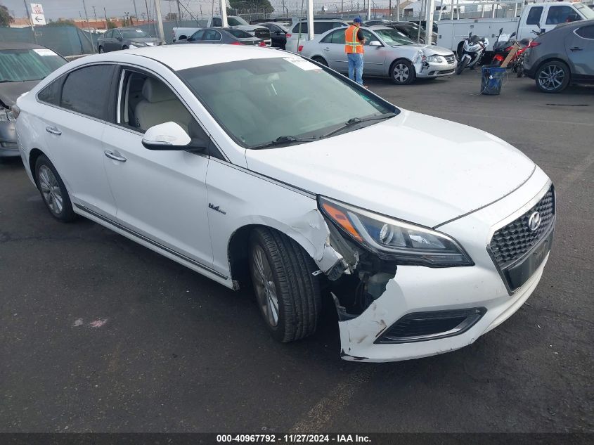 VIN KMHE24L18GA036613 2016 Hyundai Sonata, Hybrid SE no.1