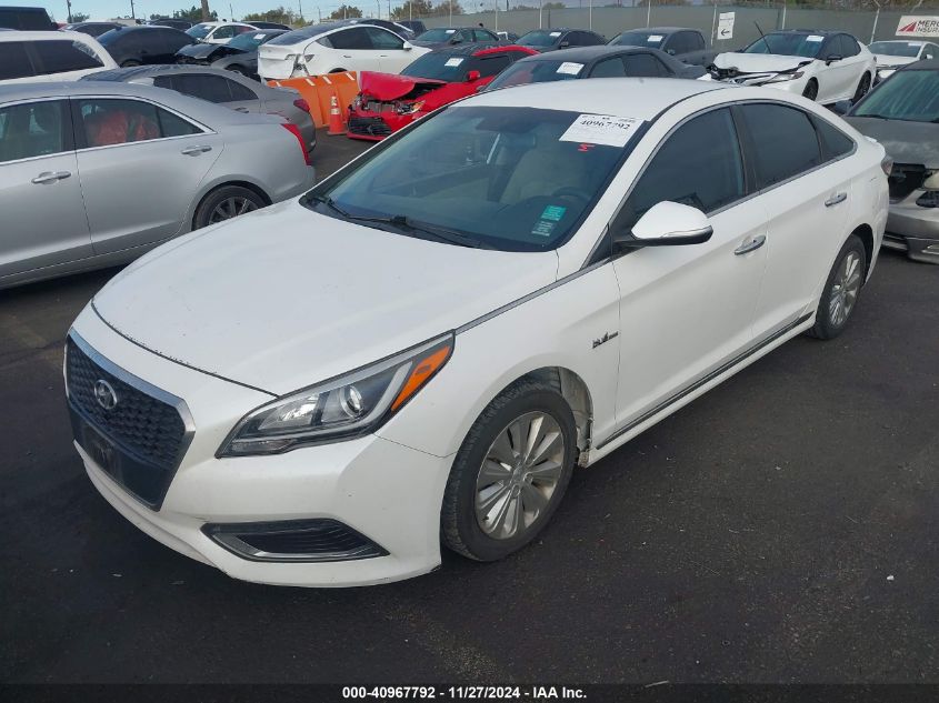 VIN KMHE24L18GA036613 2016 Hyundai Sonata, Hybrid SE no.2