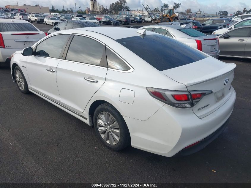 VIN KMHE24L18GA036613 2016 Hyundai Sonata, Hybrid SE no.3