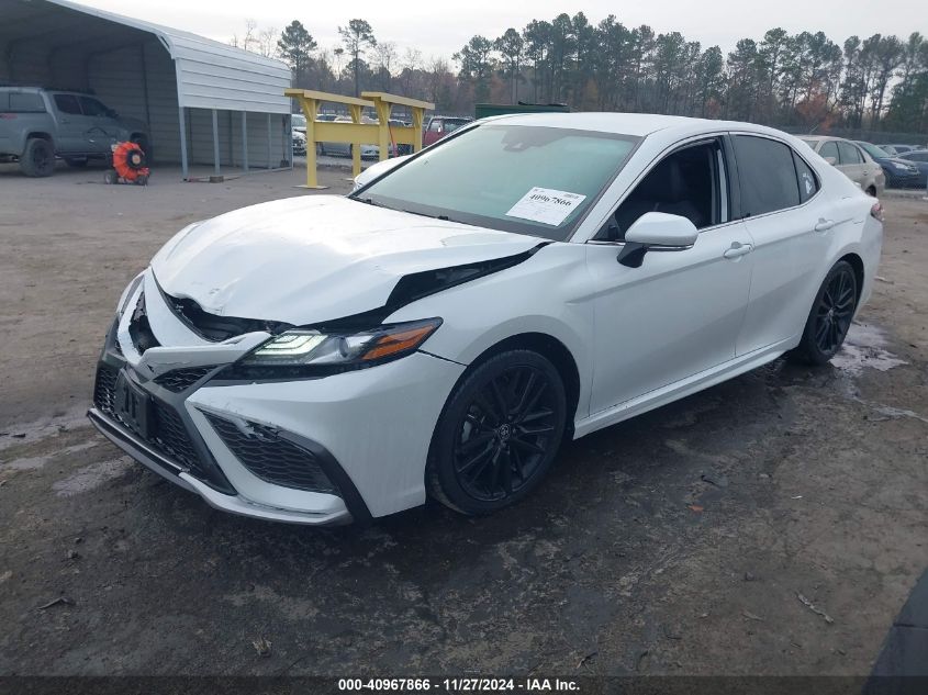 VIN 4T1K61BK2MU021437 2021 Toyota Camry, Xse Awd no.2