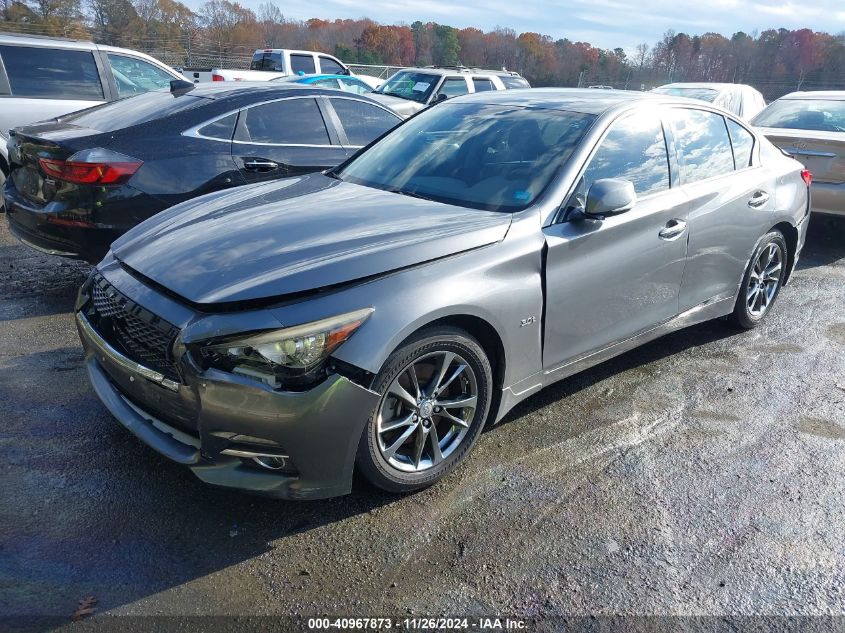 VIN JN1EV7AP7HM743564 2017 Infiniti Q50, 3.0T Signa... no.2